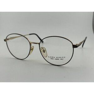 VINTAGE - Laura Ashley Gold / Blue Colored 54-17-145 Glasses Frames